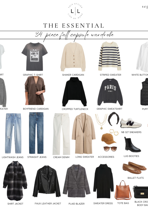 What You Need To Know: The Essential Fall Wardrobe Capsule | Sept/Oct 2023